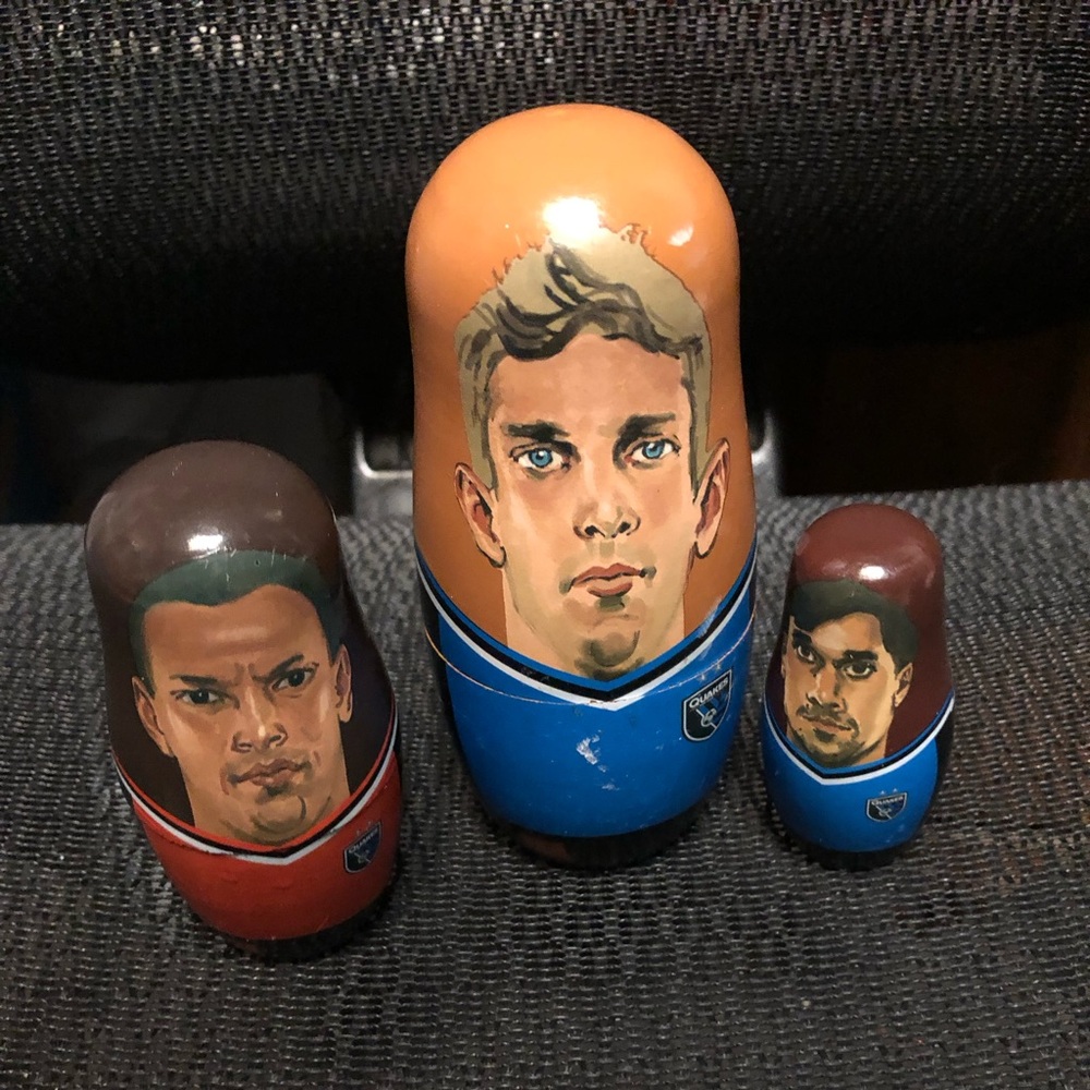 SJ Earthquakes Nesting Doll - 577 $25 or $20 w/offer